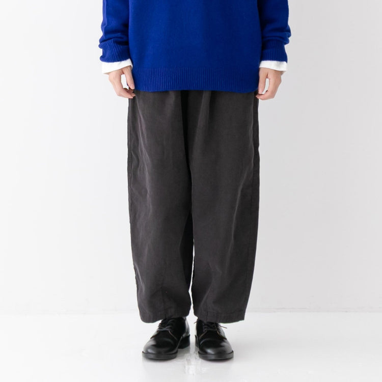 RINEN   16/1 14ウェルコーデュロイ オーバルパンツ R47607  04 チャコール