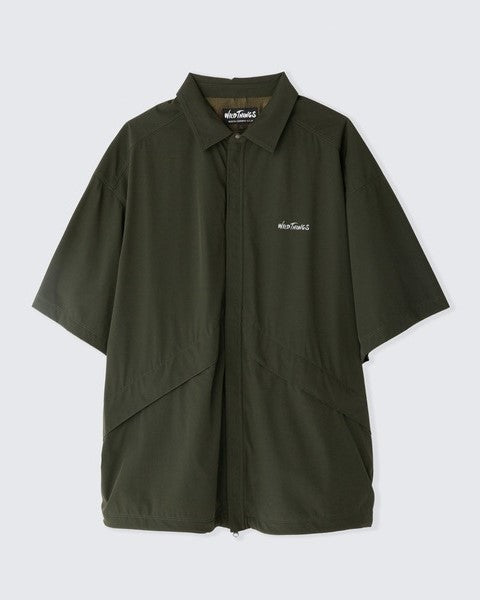 WILD THINGS / DENALI SS SHIRTS DARK GREEN デナリショートスリーブシャツ