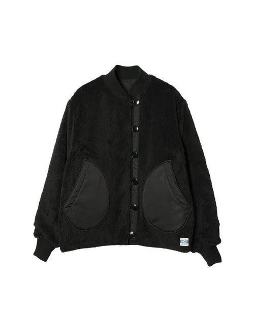 ARMY TWILL  PE WEATHER REVERSIBLE BLOUSON BLACK