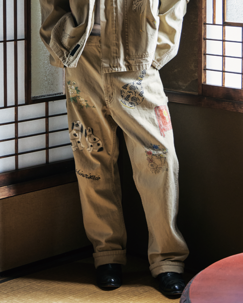 Work of Art Kendai /  DUCK WORK PANTS AGED WASH