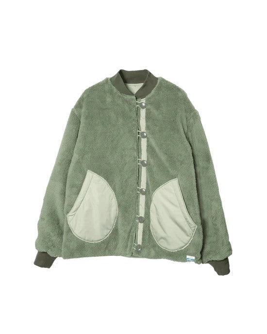 ARMY TWILL PE WEATHER REVERSIBLE BLOUSON GRAY