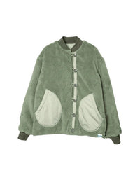 ARMY TWILL  PE WEATHER REVERSIBLE BLOUSON GRAY