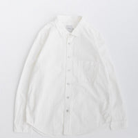 RINEN / 80/2 Downproof Regular Collar Shirt 01. White