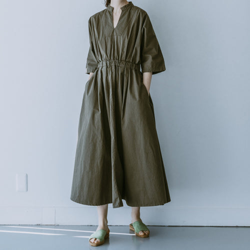 MEYAME / COTTON DRESS OLIVE