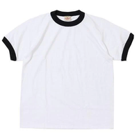 Goodwear / S/S RINGER TEE / Short Sleeve Ringer Tee WHITE/BLACK