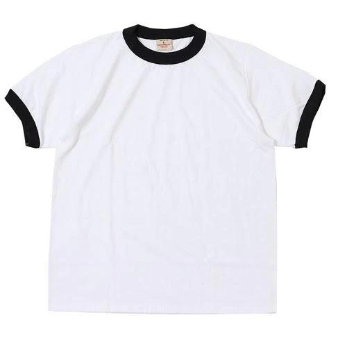 Goodwear / S/S RINGER TEE / Short Sleeve Ringer Tee WHITE/BLACK