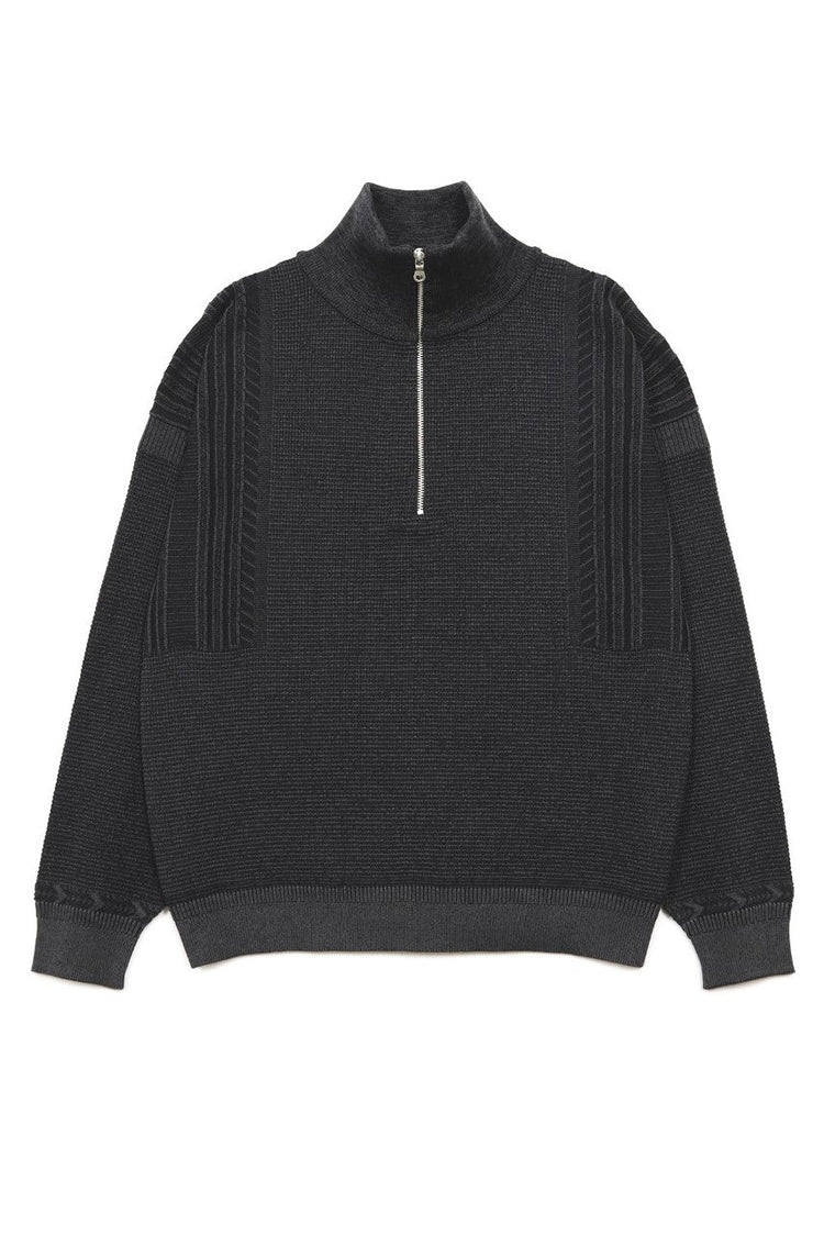 YASHIKI  Fuyushigure Half Zip Knit （冬時雨）