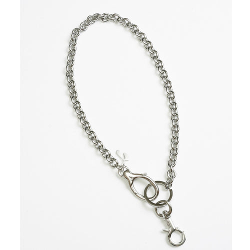 HIDAKA/ CLOG OVAL PANTS CHAIN