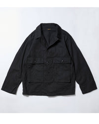 A VONTADE Naval Utility Jacket - BLACK Denim- #9 BLACK