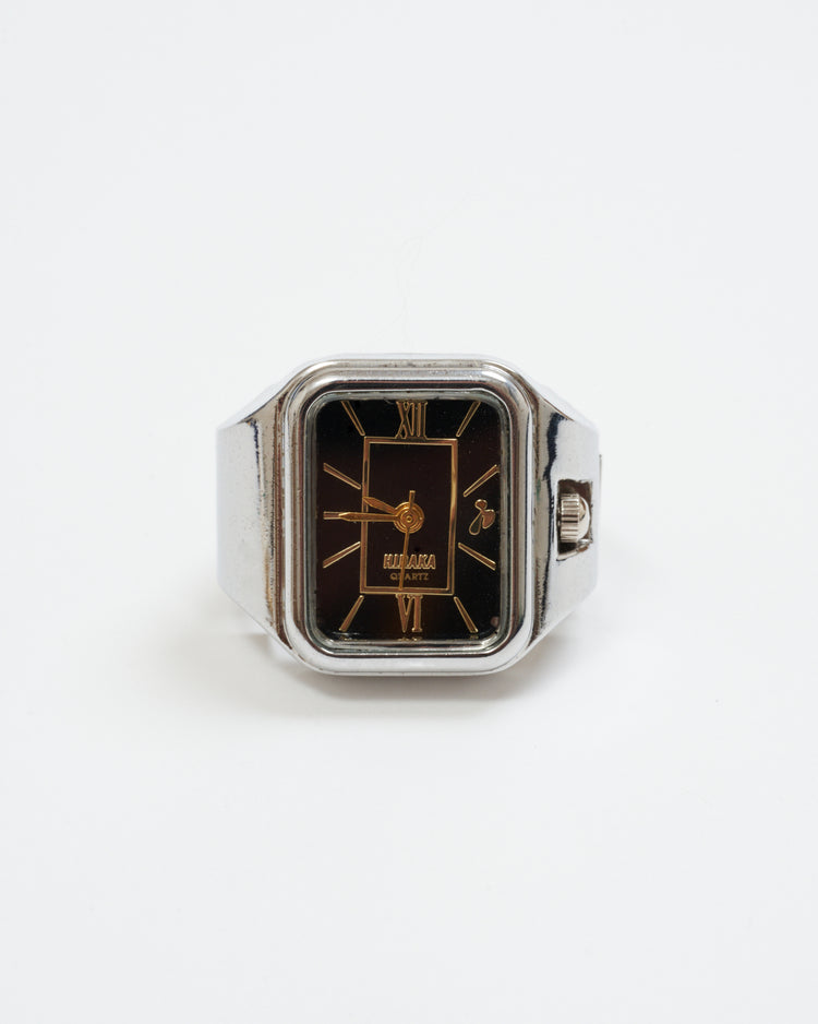 HIDAKA  Legacy Ring Watch SV/BK