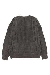 YASHIKI  Sekkei mohair Cardigan（雪景） BROWN