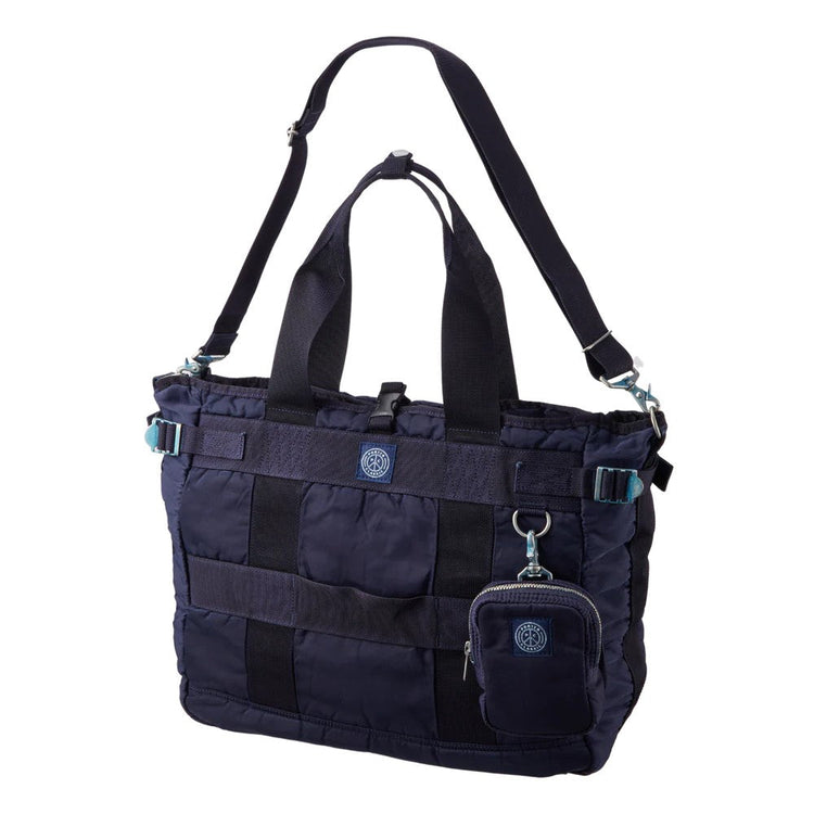 PORTER CLASSIC   SUPER NYLON TOTE BAG BLUE