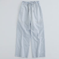 MEYAME / LIGHT COTTON STRIPE PANTS BLUE