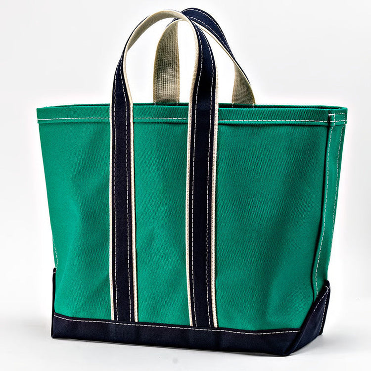 WORKERS Deluxe Tote Bag/ Green Body x Navy Handle