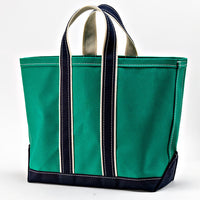 WORKERS  Deluxe Tote Bag/ Green Body x Navy Handle