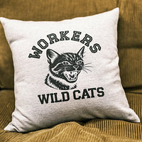 WORKERS  Cushion Cover/ Wild Cats