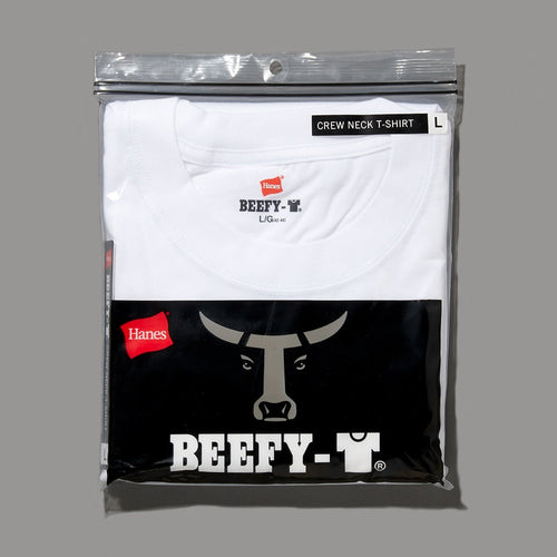 Hanes [Set of 2] 2P BEEFY-T T-shirt 25SS BEEFY-T BLACK