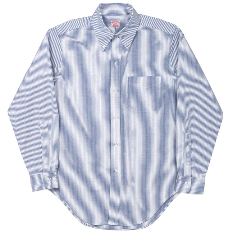 WORKERS  6 Button BD Supima OX Stripe