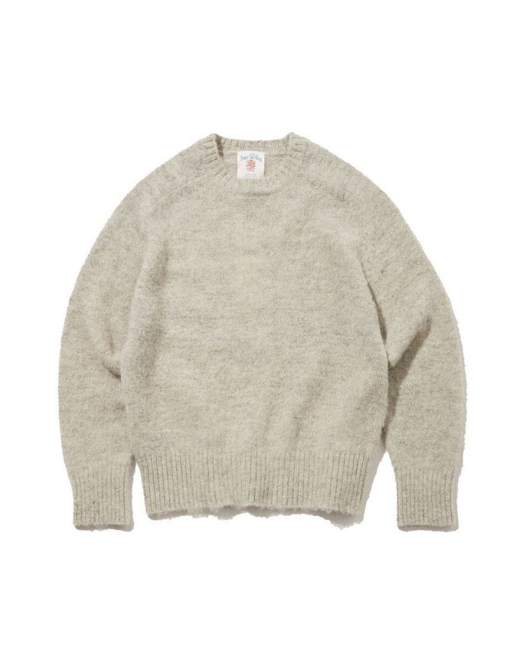 J.PRESS ORIGINALS Shaggy Dog Crew Neck Sweater Japan Made