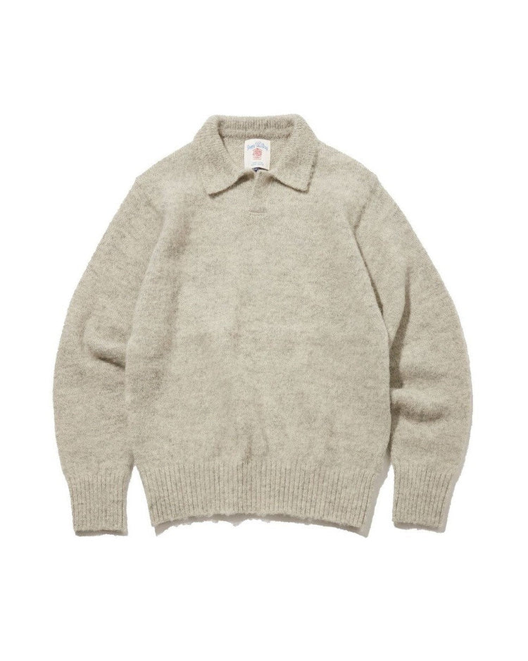 J.PRESS ORIGINALS Shaggy Dog Sweater Skipper Polo Japan Made