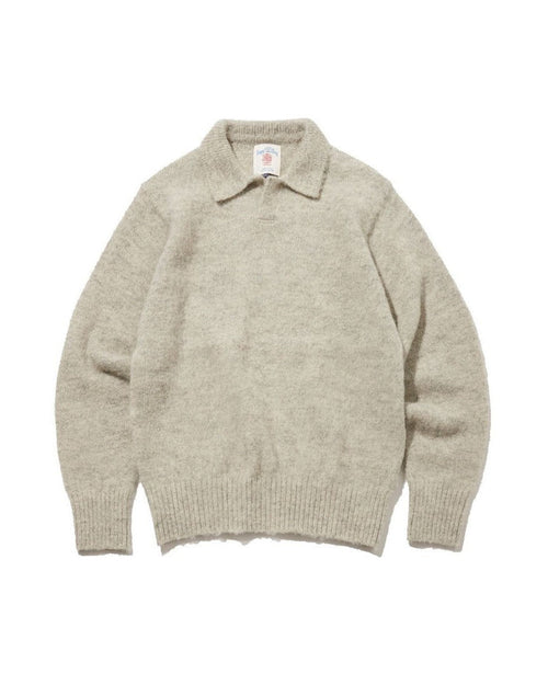 J.PRESS ORIGINALS Shaggy Dog Sweater Skipper Polo  Japan Made