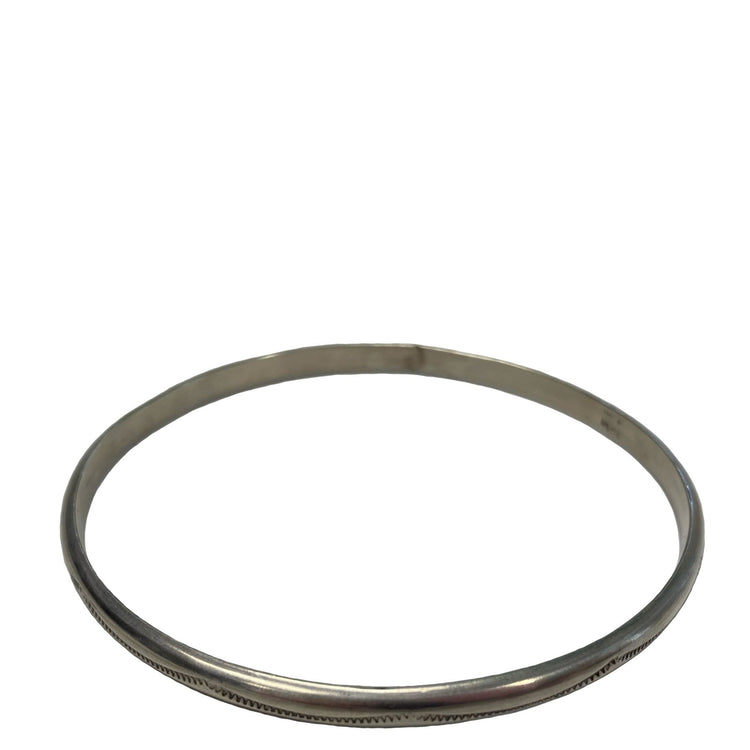 FIRST AMERICAN TRADERS/スターリングシルバー バングル OB