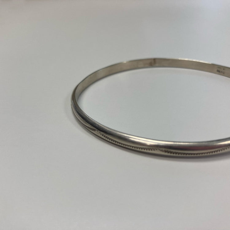 FIRST AMERICAN TRADERS/スターリングシルバー バングル OB