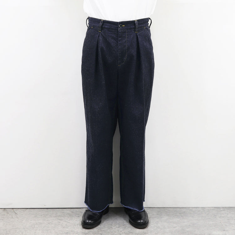 SAYATOMO  2-Tack Cutoff Wide Denim Pants　 SYT-26SS-P01