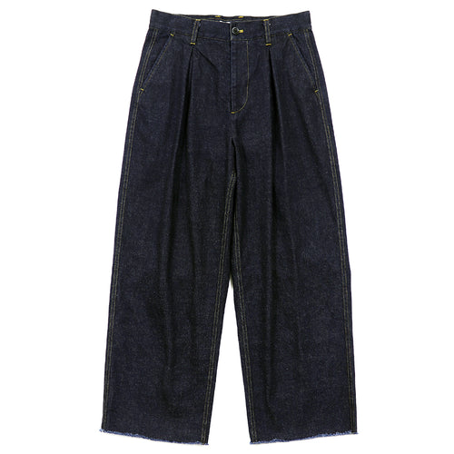 SAYATOMO  2-Tack Cutoff Wide Denim Pants　 SYT-26SS-P01