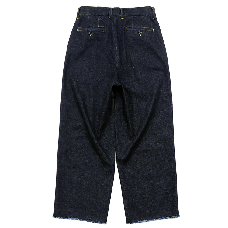 SAYATOMO  2-Tack Cutoff Wide Denim Pants　 SYT-26SS-P01
