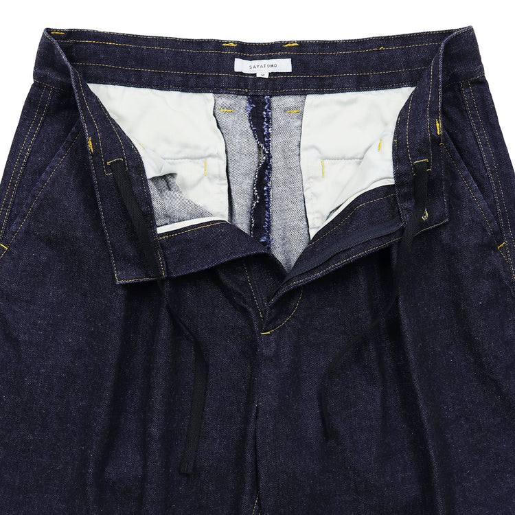 SAYATOMO  2-Tack Cutoff Wide Denim Pants　 SYT-26SS-P01