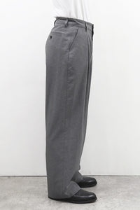 SAYATOMO  2-Tack Wide Slacks SYT-26SS-P03 BLACK