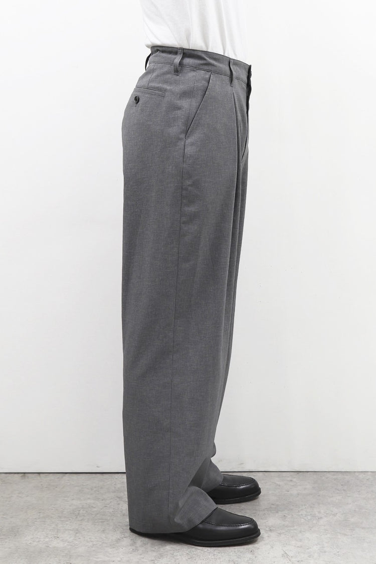 SAYATOMO  2-Tack Wide Slacks SYT-26SS-P03 BLACK