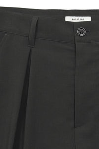 SAYATOMO  2-Tack Wide Slacks SYT-26SS-P03 BLACK