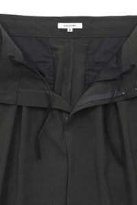 SAYATOMO  2-Tack Wide Slacks SYT-26SS-P03 BLACK