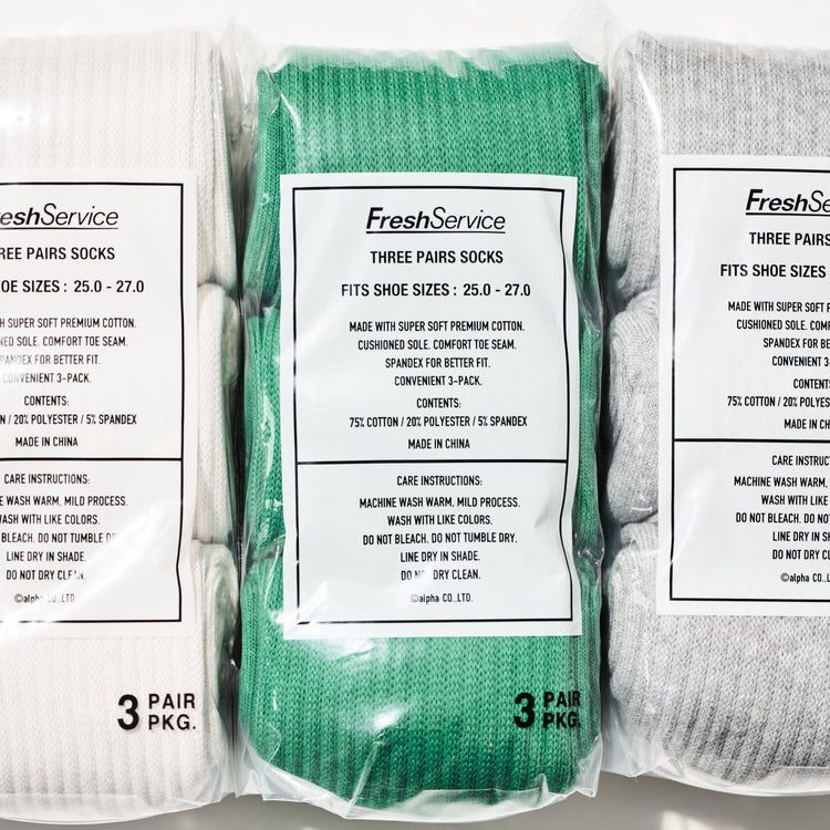 FreshService / ORIGINAL 3-PACK SOCKS NAVY