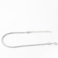 THE OBJECT / PAR Narrow Snake Bracelet Silver-24005S