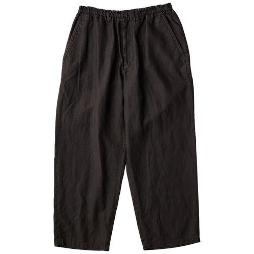 PORTER CLASSIC FARMER’S LINEN EASY PANTS BROWN