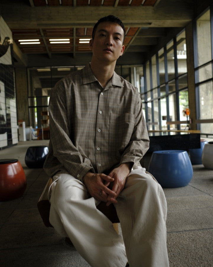 PERS PROJECTS OLIVER L/S WD FIT SHIRTS Check