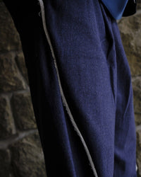 PERS PROJECTS HAKEEM TWIST TROUSERS top navy