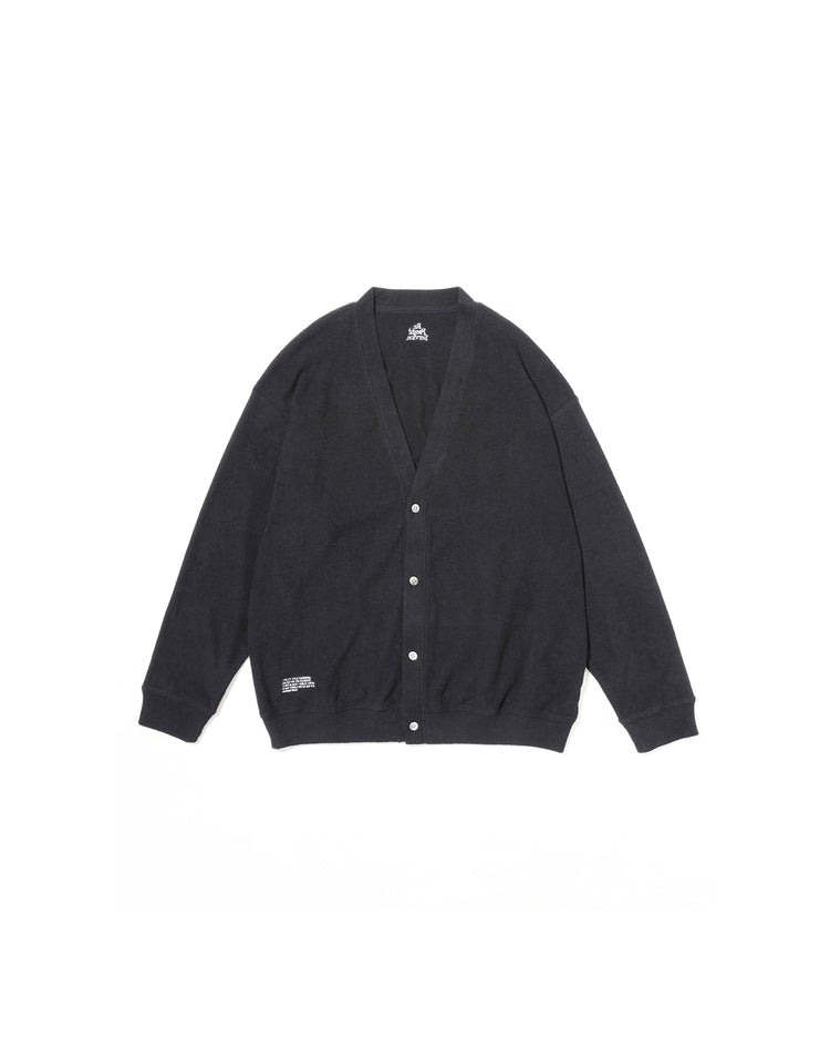 FreshService  UTILITY PILE CARDIGAN SET-UP BLACK