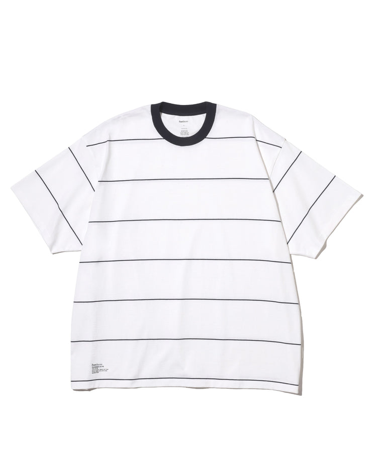 FreshService  PIN BORDER S/S TEE WHITE*NAVY