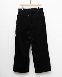 Ordinary fits CORDUROY BELL PANTS BLACK