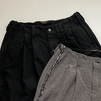 roundabout /  Sashiko 2tuck Pants
