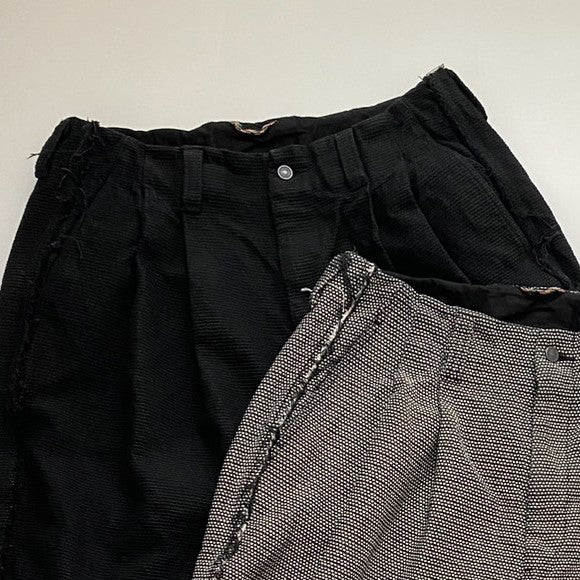 roundabout /  Sashiko 2tuck Pants