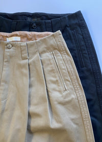 roundabout   Inside-Out 2tuck Pants RA26AW-PT04 BLACK