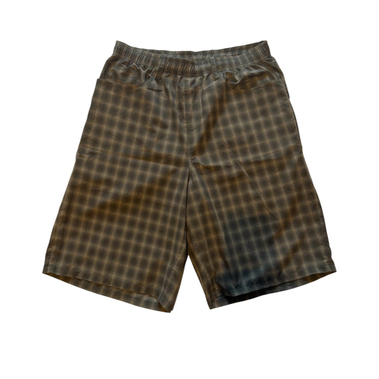 BAGGYSPORTS BA-005 BAGGY CHECK SHORTS GRAY
