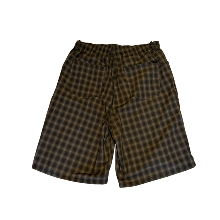 BAGGYSPORTS BA-005 BAGGY CHECK SHORTS GRAY