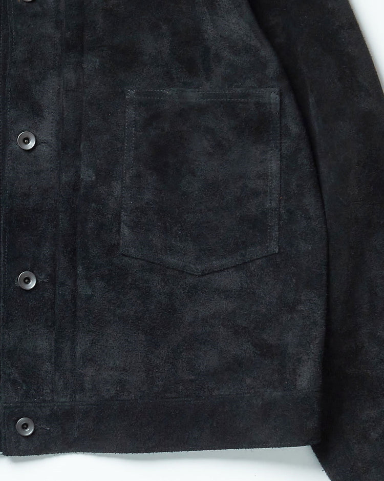 A VONTADE  Type 1 Jacket  -Suede- BLACK