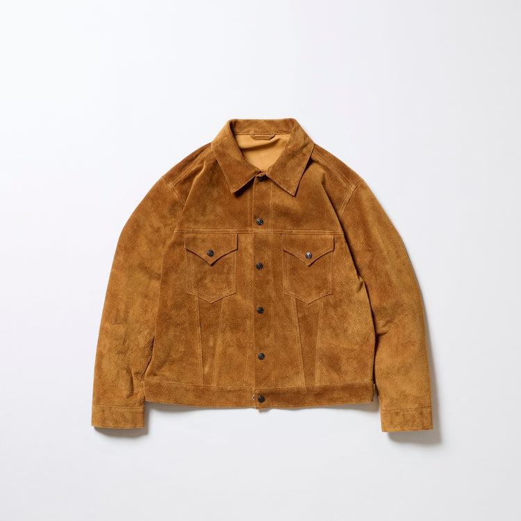 A VONTADE  Trucker Jacket - Suede -RD-0115-26AW COYOTE